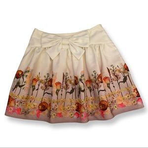 Ted Baker floral skirt, size 1